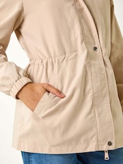 Roman Natural Lightweight Hooded Jacket - Image 5 of 5