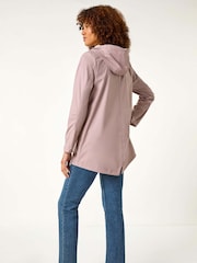 Roman Pink Rain Resistant Hooded Jacket - Image 3 of 5