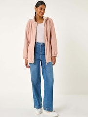 Roman Pink Lightweight Hooded Jacket - Image 4 of 5