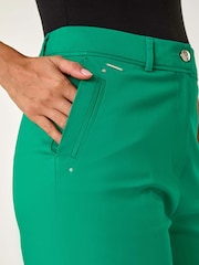 Roman Green Culottes Trousers - Image 5 of 5