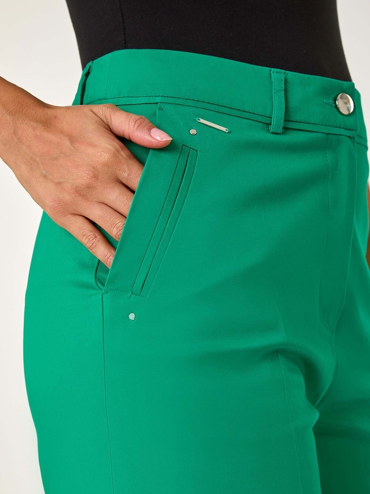 Roman Green Culottes Trousers - Image 5 of 5