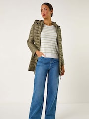 Roman Green Padded Hood Jacket - Image 2 of 5