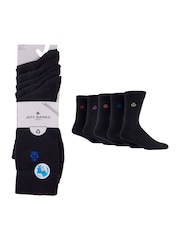 Черный - Jeff Banks Cotton Crew Socks 4 Pack - Image 4 of 5