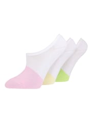 Wild Feet Green Bamboo Cushioned Super Low Cut Trainer Liners with Heel Grip - Image 2 of 4