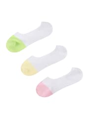 Wild Feet Green Bamboo Cushioned Super Low Cut Trainer Liners with Heel Grip - Image 3 of 4