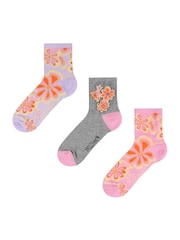 Wild Feet Pink Cotton Cropped Crew Socks - Image 4 of 4