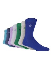Jeff Banks Blue Cotton Fashion Crew Socks - Image 1 of 3