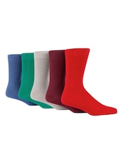 Jeff Banks Red Cotton Leisure Socks - Image 1 of 5