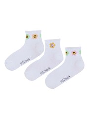 Набор из 3 пар спортивных носков длиной до четверти Wild Feet - Изображение 3 из 7