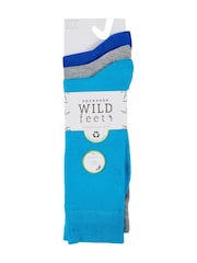Wild Feet Orange Bamboo Pop Colour Socks - Image 7 of 7