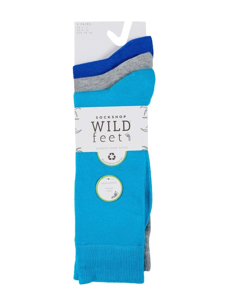 Wild Feet Orange Bamboo Pop Colour Socks - Image 7 of 7