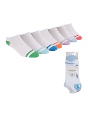 Jeff Banks White Cotton Trainer Socks - Image 2 of 6