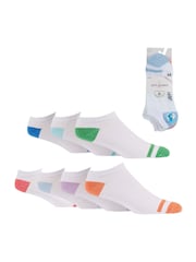 Jeff Banks White Cotton Trainer Socks - Image 3 of 6