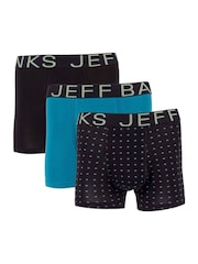Jeff Banks Black Low Rise Cotton Fashion Trunks - Image 1 of 16