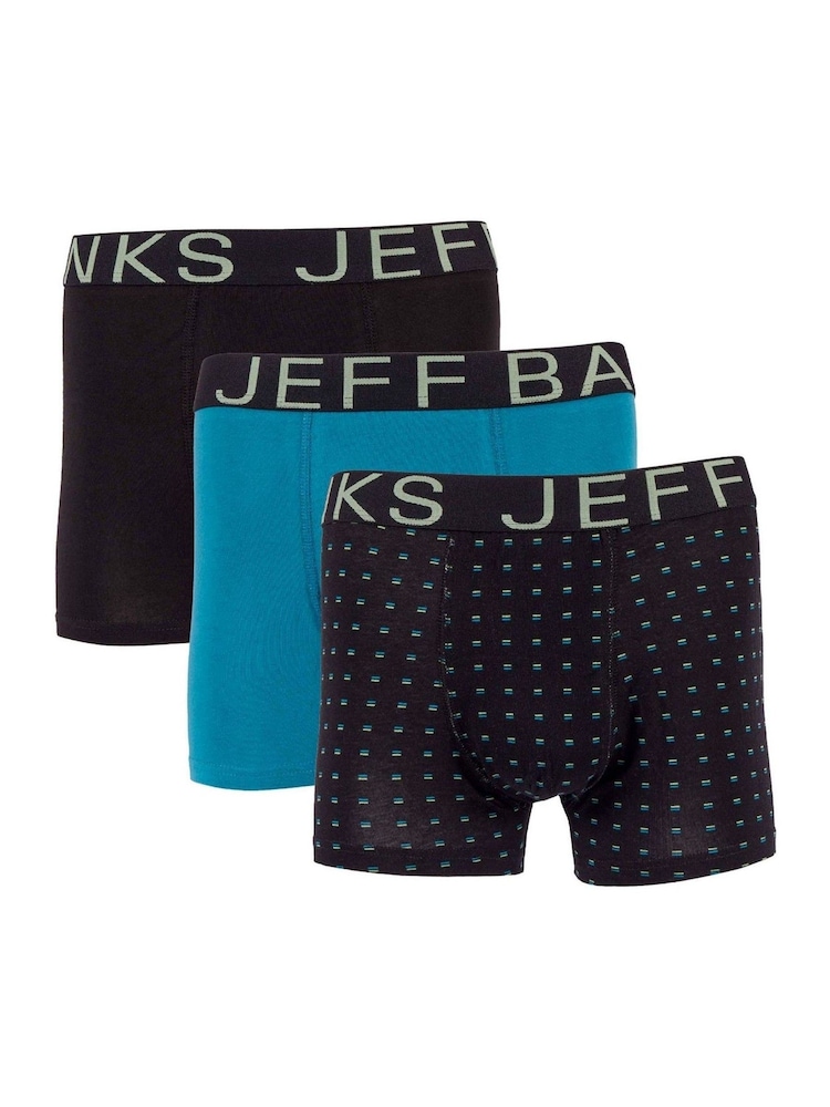 Jeff Banks Black Low Rise Cotton Fashion Trunks - Image 1 of 16