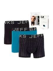 Jeff Banks Black Low Rise Cotton Fashion Trunks - Image 16 of 16