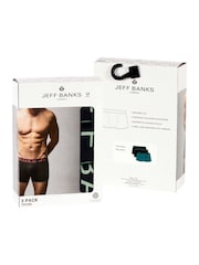 Jeff Banks Black Low Rise Cotton Fashion Trunks - Image 2 of 16
