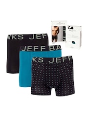Jeff Banks Black Low Rise Cotton Fashion Trunks - Image 7 of 16