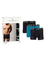 Jeff Banks Black Low Rise Cotton Fashion Trunks - Image 9 of 16