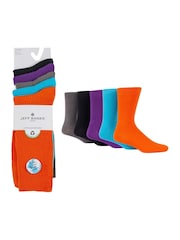 Jeff Banks Orange Cotton Leisure Socks - Image 4 of 5