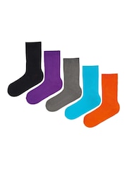 Jeff Banks Orange Cotton Leisure Socks - Image 5 of 5