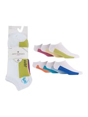 Jeff Banks White Off Cotton Trainer Socks - Image 4 of 6