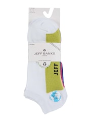 Jeff Banks White Off Cotton Trainer Socks - Image 5 of 6
