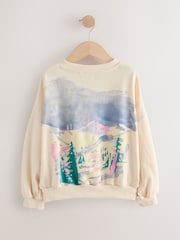 Ecru Aspen Long Sleeve Sweat Top (3-16yrs) - Image 5 of 7