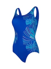 Zoggs Blue Nautilus Scoopback Swimsuit - Imagen 5 de 6
