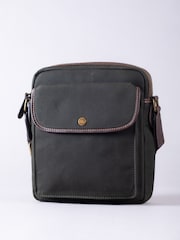 Lakeland Leather Dark Green Waxed Walton Rolltop Backpack - Image 1 of 7