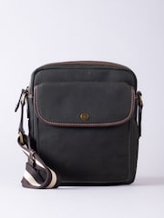 Lakeland Leather Dark Green Waxed Walton Rolltop Backpack - Image 2 of 7