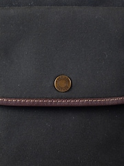 Lakeland Leather Dark Green Waxed Walton Rolltop Backpack - Image 7 of 7