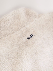 self. Pullover aus Teddyfell mit Druckknopfleiste - Bild 12 von 12