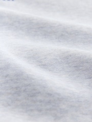 self. Grey Half Zip Sweatshirt - Image 6 of 7