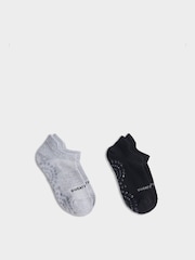 Negro - Sweaty Betty Reformer Ankle Gripper Socks 2 Pack - Imagen 1 de 2