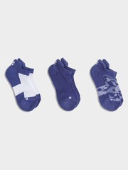 Sweaty Betty Blue Workout Trainers Socks 3 Pack - Image 1 of 2