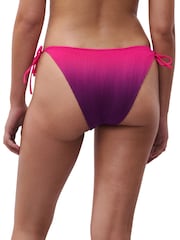 Chantelle Pink Pulp One Size Textured Low Rise Tie Side Bikini Briefs - Image 2 of 4