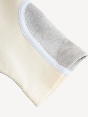 Marni Blue Logo Colourblock Dress With Peplum Hem Detail - Image 8 of 10