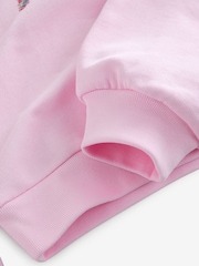 وردي - Marni Logo Cropped Sweatshirt - صورة 4 من 5