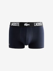 Lacoste Blue Boxers 3 Pack - Image 2 of 4