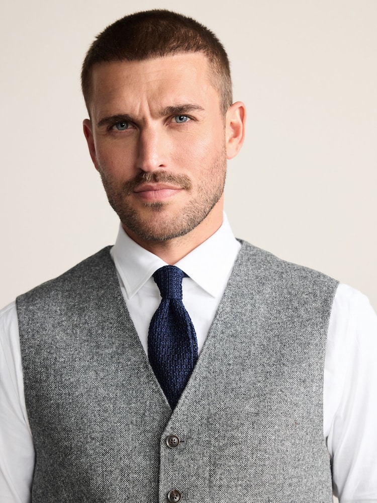 Grey Signature Abraham Moon Wool Donegal Suit Waistcoat - Image 4 of 4