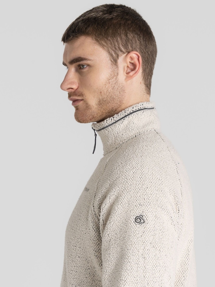 Craghoppers Karlton Half Zip Brown Fleece - Image 6 of 6
