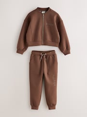 Baker by Ted Baker 2 Piece Premium Zip-Through Bomber & Joggers Set - Image 2 of 6