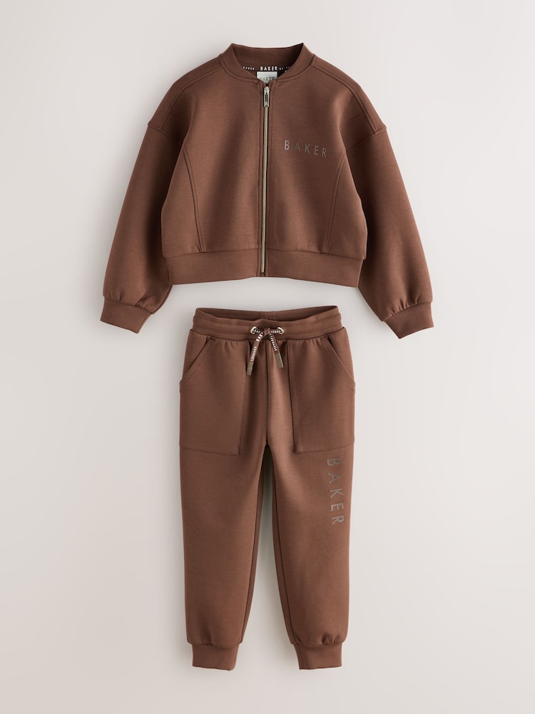 Baker by Ted Baker 2 Piece Premium Zip-Through Bomber & Joggers Set - Image 2 of 6