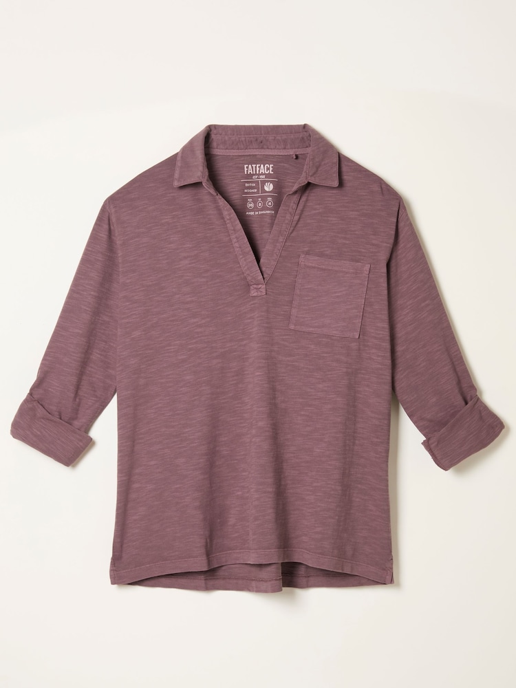 Roxo escuro - Camisas FATFACE Jersey - Imagem 1 de 1