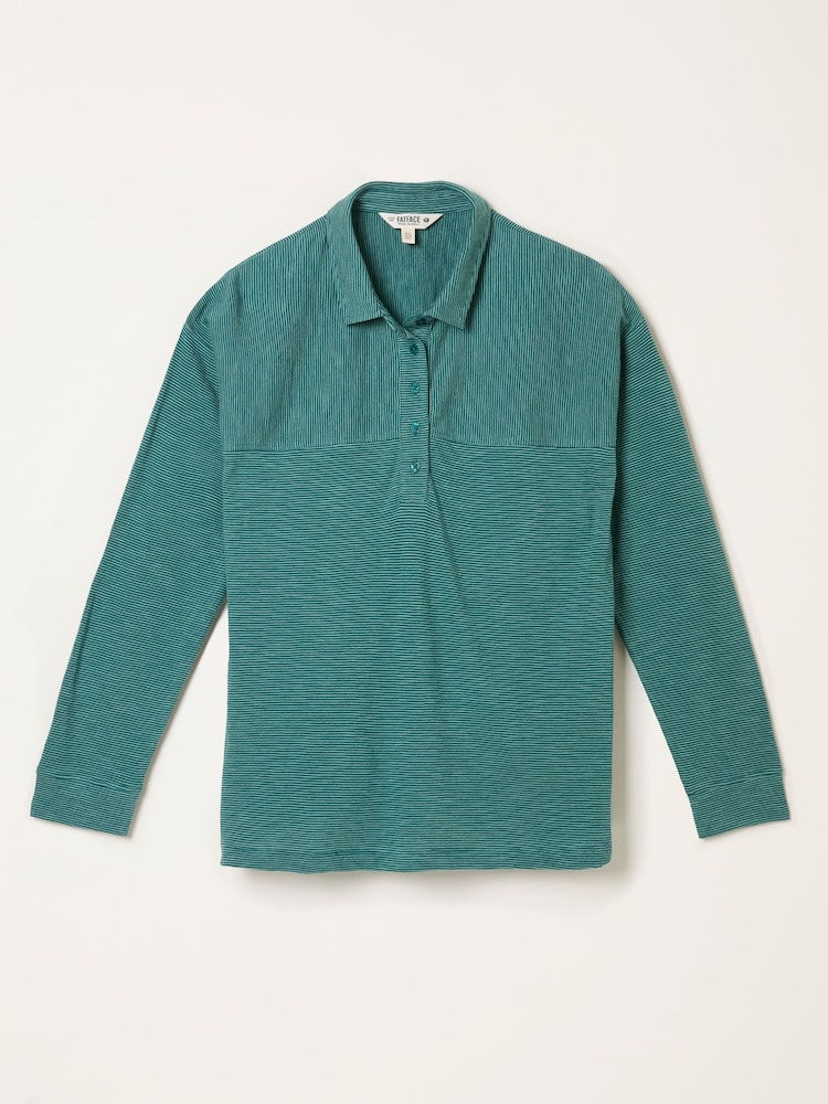 FatFace Stripe Jersey Shirt - Imagem 1 de 1
