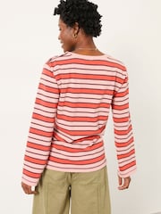 FatFace Hope Pink Stripe Top - Image 2 of 6