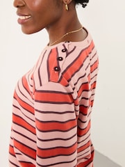 FatFace Hope Pink Stripe Top - Image 3 of 6