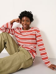 FatFace Hope Pink Stripe Top - Image 4 of 6