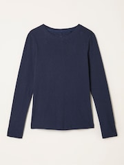 Marinha - V&A | FatFace V&A | FatFace Long Sleeve Top - Imagem 1 de 1